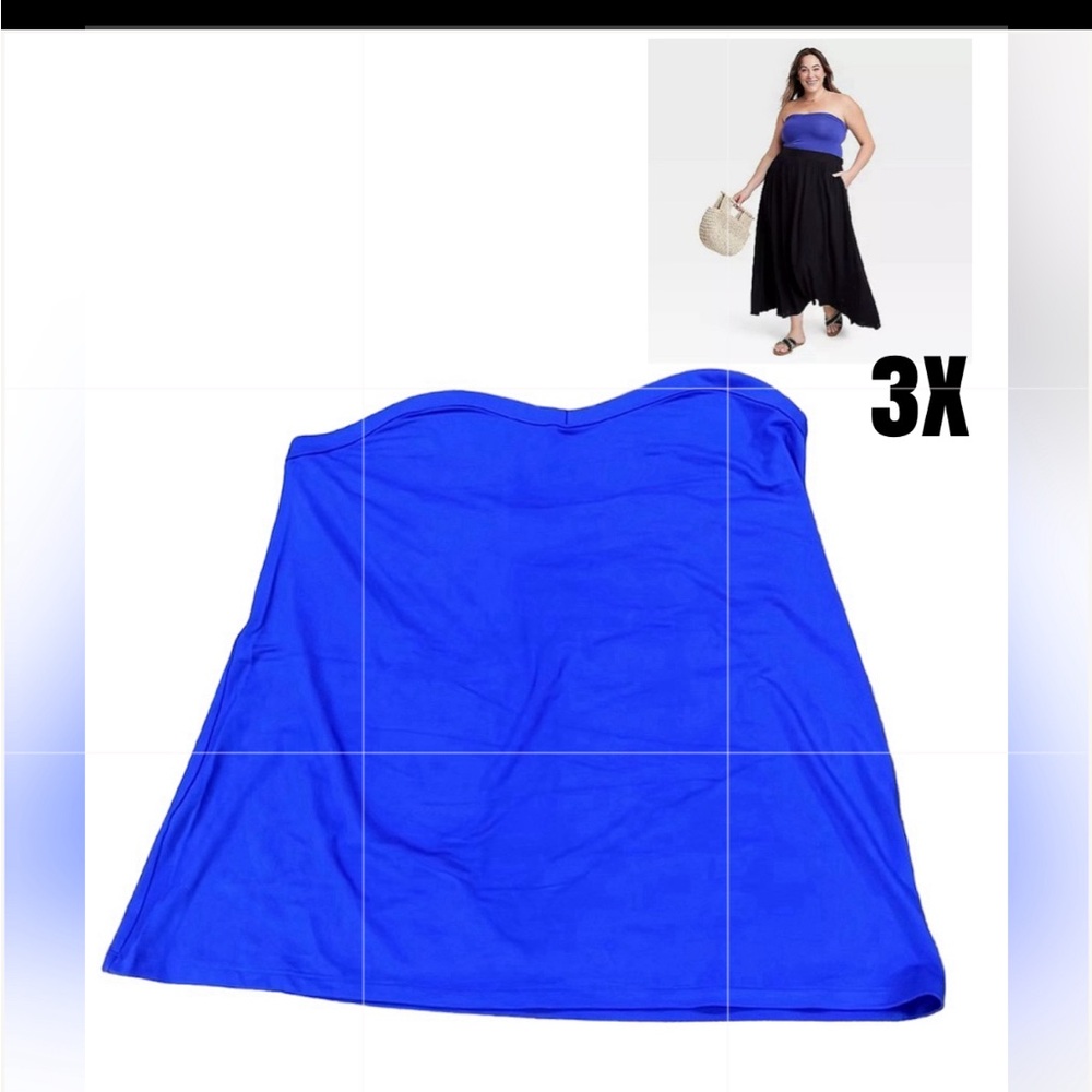 3X slim profile Tube top by Ava & Viv